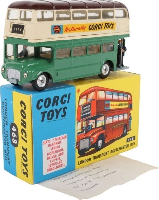 Rare Vintage Corgi Toys 468 Routemaster PromotionalBus New South Wales Livery with leaflet