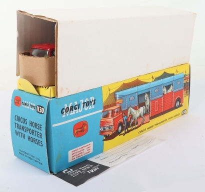 Vintage Corgi Major Toys 1130 Chipperfield&rsquo;s Circus Horse Transporter with Horses