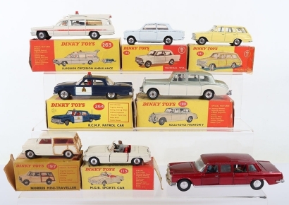 Seven Boxed Vintage Dinky Toys
