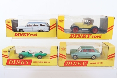 Dinky Toys four boxed cars