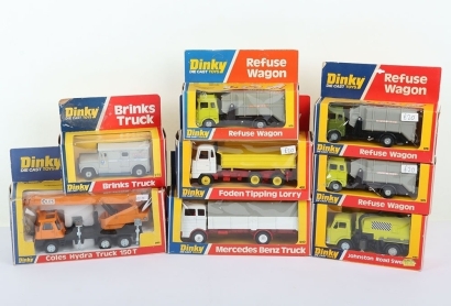 Dinky Toys eight boxed Commercial Vehicles