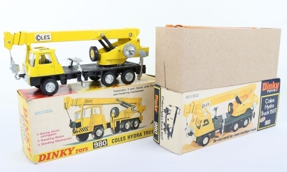 Dinky Toys two boxed 980 Coles Hydra Truck 150T