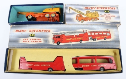 Dinky Supertoys boxed 983 Car Carrier and Trailer