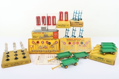 Dinky Accessories and Trade Boxes