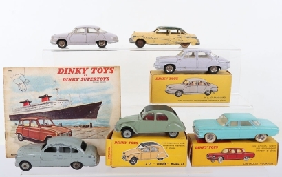 Three Boxed Vintage French Dinky Toys Models