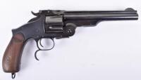 A Good Imperial Russian Smith and Wesson 6 Shot 11mm Service Revolver No.46618