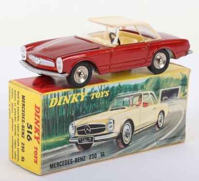 Vintage French Dinky 516 Mercedes-Benz 230 SL