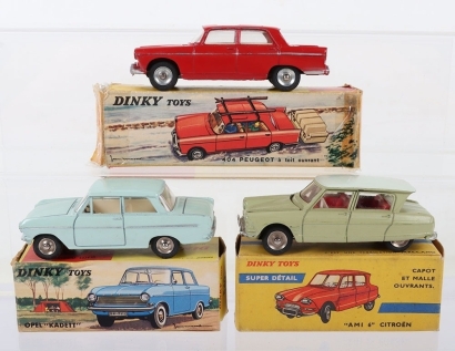 Three Boxed Vintage French Dinky Toys