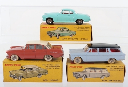 Three Boxed Vintage French Dinky Toys Cars