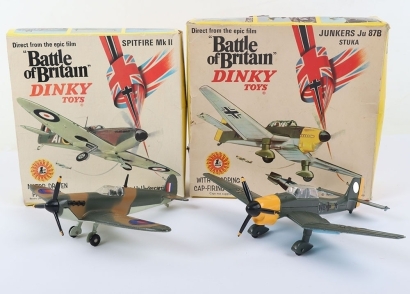 Two Boxed Dinky Toys Aircraft from Battle of Britain epic film
