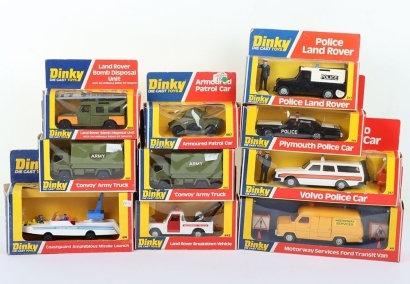 Dinky Toys Military, Police and Rescue Models