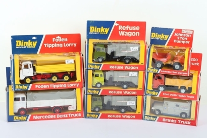 Dinky Toys eight boxed Commercial Vehicles