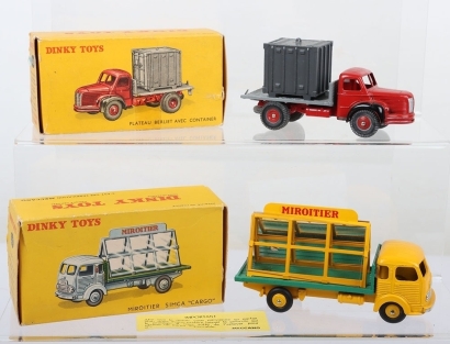Two boxed French Dinky Commercials
