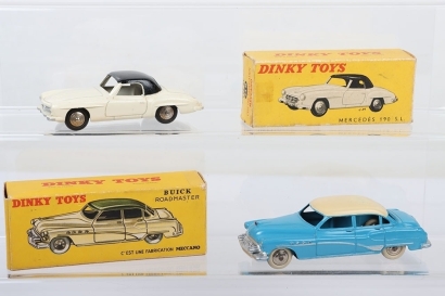 Two boxed French Dinky cars