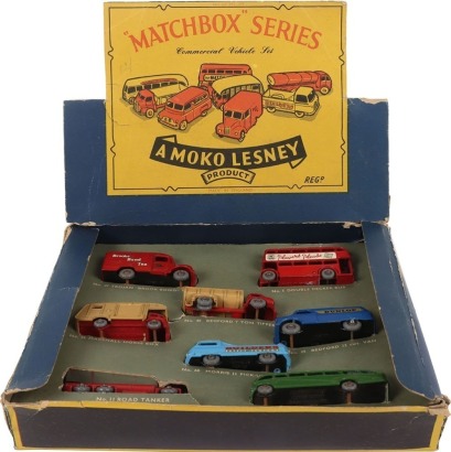 Scarce Matchbox Moko Lesney Regular Wheels Commercial Vehicle Set