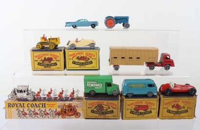Five Boxed Matchbox Moko Lesney Models