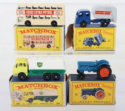 Four Boxed Matchbox Lesney Regular Wheel models