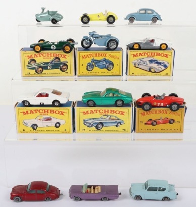 Six Boxed Matchbox Lesney Regular Wheel models