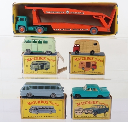 Four Boxed Matchbox Lesney Regular Wheel models
