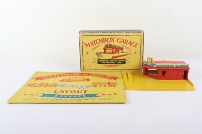 Matchbox Garage and Card Layout