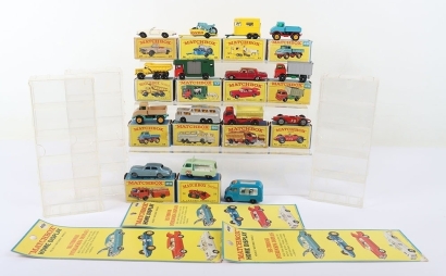 Matchbox USA Issue Home Display cases and Lesney Regular Wheel Models