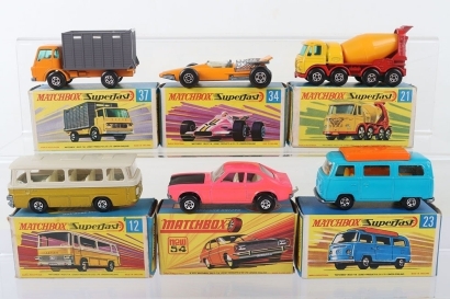 Six Boxed Matchbox Lesney Superfast Wheel Models