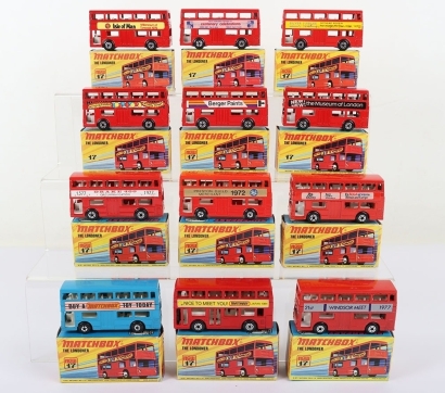 Eleven Matchbox Superfast 17b The Londoner Daimler Fleetline Buses