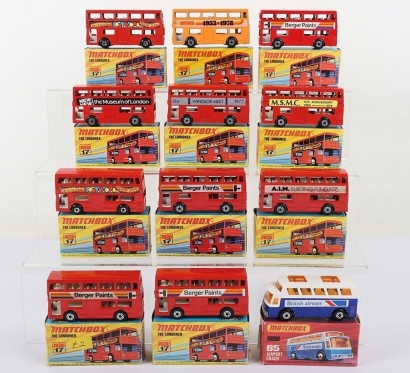 Eleven Matchbox Superfast 17b The Londoner Daimler Fleetline Buses