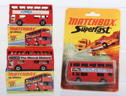 Matchbox Superfast 17b The Londoner Ty-Phoo Puts the T in Britain