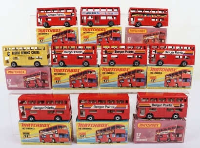 Nine Matchbox Superfast 17b The Londoner Buses