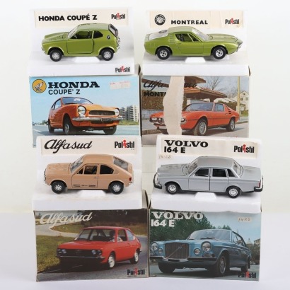 Four Boxed Polistil 1/25 Scale Boxed Models