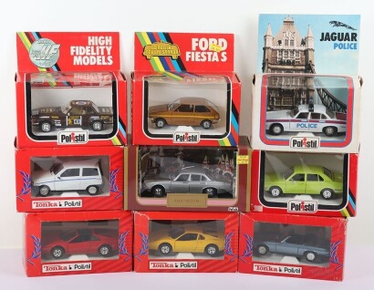 Nine Boxed Polistil 1/25 Scale Boxed Models