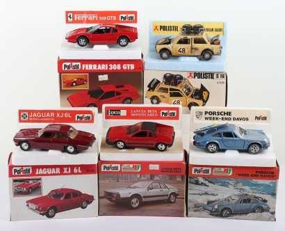 Five Boxed Polistil 1/25 Scale Boxed Models
