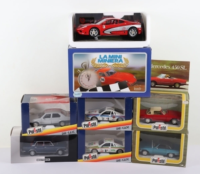 Five Boxed Polistil 1:25 Scale Boxed Models
