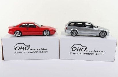 Two Boxed BMW Otto Models 1:18 Scale Resin Models
