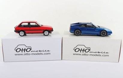 Two Boxed Otto Models 1:18 Scale Resin Models