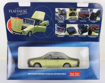 Sun Star The Platinum Collection 1970 Fiat 124 Spider BS1,1:18 Scale