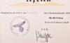 WW2 German Luftwaffe Afrika Korps Award Citation Group of Three - 6