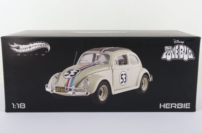 Hot Wheels Elite Herbie VW Beetle The Love Bug