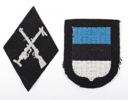 Waffen-SS Estonian Foreign Volunteers Arm Shield