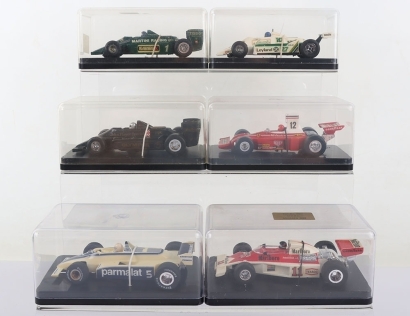 Six Airfix MRRC Boxed Formula 1 Racing Cars