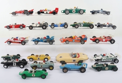 A Quantity of Unboxed Formula 1 Slot Cars