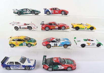 Ten Unboxed Slot Cars