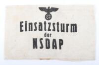 Scarce Einsatzsturm der NSDAP Armband