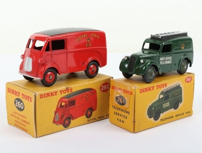 Dinky Toys boxed Royal Mail and Telephone Services vans