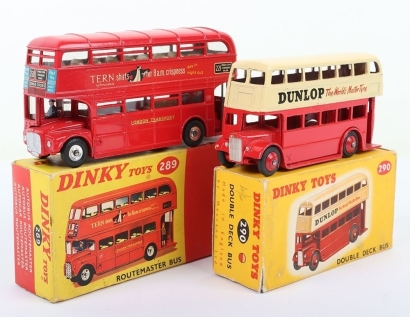 Dinky Toys, two boxed buses