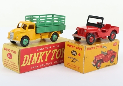 Dinky Toys boxed 343 Farm Produce Wagon