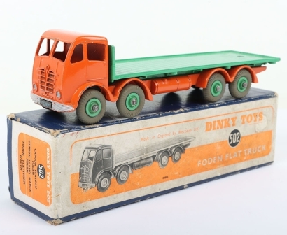 Dinky Supertoys boxed 502 Foden Flat Truck