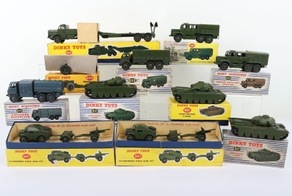 Dinky Toys boxed Military Vehicles