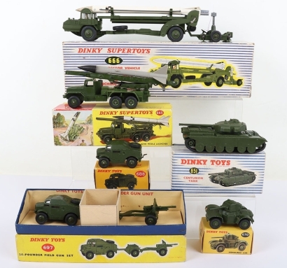 Dinky Toys boxed Military Vehicles